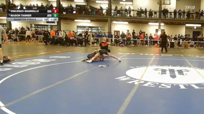 118 lbs Quarterfinal - Vincenzo Mannello, Briarcliff-byram Hills vs Mason Tanner, Jordan Elbridge-pb-us-cm