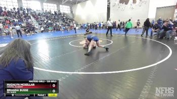 128 Girls Quarterfinal - Madalyn McKellar, Coastal Academy vs Brianna Busse, Del Norte