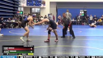 144 lbs Cons. Round 6 - Cody Biddle, LAKOTA vs Wyatt Zeigler, ELMWOOD