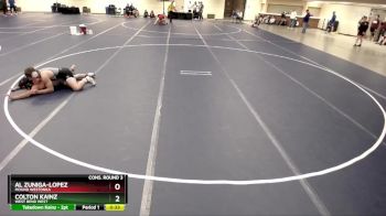 160 Championship Bracket Cons. Round 3 - Colton Kainz, West Bend West vs Al Zuniga-Lopez, Mound Westonka