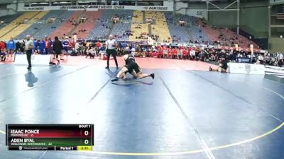 157 lbs Finals (2 Team) - Isaac Ponce, Marymount vs Aden Byal, Wisconsin-Whitewater