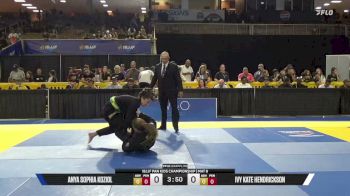 Anya Sophia Koziol vs Ivy Kate Hendrickson 2026 Pan Kids Jiu-Jitsu IBJJF Championship