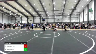 73 lbs Quarterfinal - Blake Bressler, Independent vs Myryn Phillips, Mat Rats Rebooted