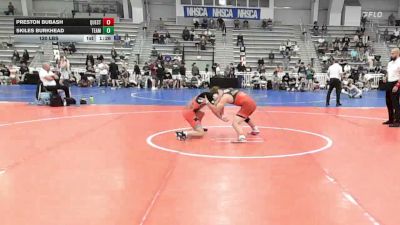 120 lbs Rr Rnd 1 - Preston Bubash, Quest School Of Wrestling Gold - HSB vs Skiles Burkhead, Team Dynasty - HSB