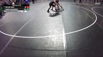 90 lbs Champ. Round 2 - James Baughman, Trojan Wrestling Club vs Taylor Hunt, Nebraska Boyz