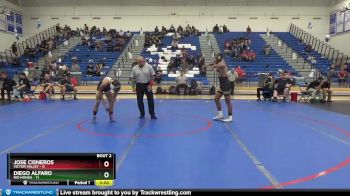 141 lbs Quarterfinals (8 Team) - Diego Alfaro, Rio Honda vs Jose Cisneros, Victor Valley