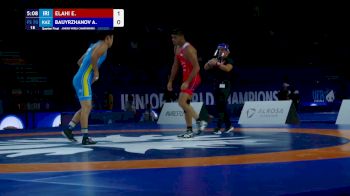 70 kg Quarterfinal - Erfan Elahi, Iri vs Asset Bauyrzhanov, Kaz