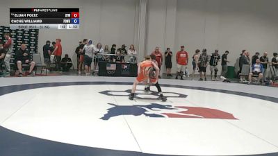 51 kg Cons. Sub-rd Of 16 - Elijah Foltz, Steller Trained Wrestling vs Cache Williams, Position Wrestling