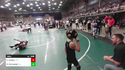 66 lbs Semifinal - Elijah Copley, Steel City Reloaded WC vs Dalton Schroeder, Top Notch WC