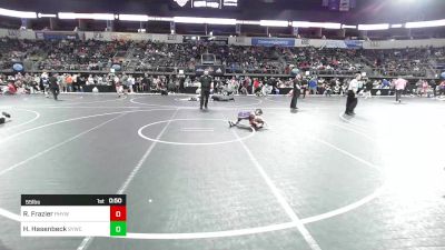 55 lbs Consi Of 4 - Ryker Frazier, Pleasant Hill Youth Wrestling Club vs Hayes Hasenbeck, Springdale Youth Wrestling Club