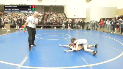 77-J lbs Consi Of 16 #1 - Brodie Serbu, Upper Perkiomen vs Matteo Bodrog, Wrecking Crew Wrestling Academy