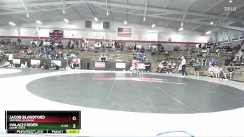 165 lbs Cons. Round 3 - Jacob Blandford, Western Colorado vs Malachi Rider, Adams State