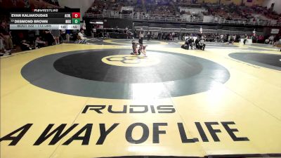 113 lbs Consi Of 16 #2 - Evan Kaliakoudas, Archbishop Curley vs Desmond Brown, Mount De Sales