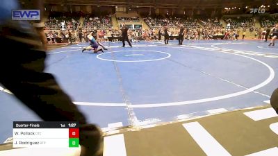 106 lbs Quarterfinal - Westin Pollock, Owasso Takedown Club vs Johan Rodriguez, Tulsa Blue T Panthers