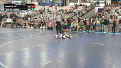 84 lbs Quarters - Knox Chavez, Black Fox Wrestling Academy vs Carter Larsen, Manti Wrestling Club