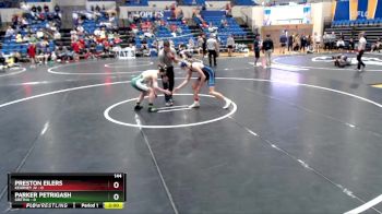 144 lbs Round 3 - Parker Petrigash, Gretna vs Preston Eilers, Kearney JV