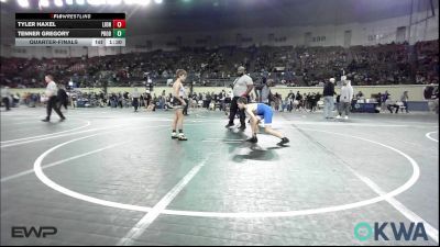 80 lbs Quarterfinal - Tyler Haxel, Lions Wrestling Academy vs Tenner Gregory, Prodigy Elite Wrestling