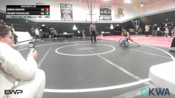 61 lbs Rr Rnd 5 - Jonah Aguayo, Grove Takedown Club vs Jolene Chuculate, HURRICANE WRESTLING ACADEMY