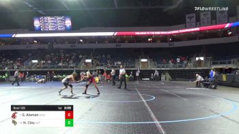 133 lbs Round Of 32 - Gonzalo Aleman, Washington State vs Nicholas Clay, Central Florida