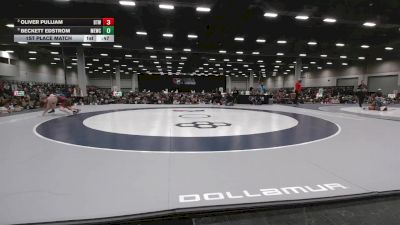 120 lbs 1st Place Match - Beckett Edstrom, MN Elite Wrestling Club vs Oliver Pulliam, Best Trained Wrestling