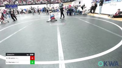 61 lbs Consi Of 4 - Kapri Bruens, Carl Albert vs Sawyer Barnes, Newcastle Youth Wrestling