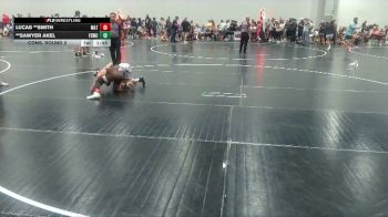 110 lbs Cons. Round 2 - Lucas **Smith, Matlife vs **Sawyer Akel, FL Scorpions Wrestling Club