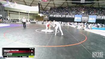 1A 145 lbs Cons. Round 2 - Brooks Proctor, Riverside vs Ty Moore, Naches Valley