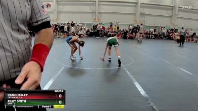 98 lbs Round 3 (6 Team) - Riley Smith, OMP vs Ryan Hatley, Trojan WC