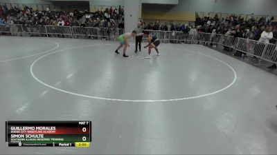 190 lbs Champ. Round 1 - Guillermo Morales, Dodge City Wrestling Academy vs Simon Schulte, Southern Illinois Regional Training Center