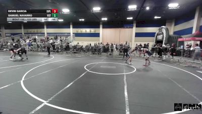 123 lbs Quarterfinal - Devin Garcia, Suples vs Samuel Navarro, Vista Wrestling