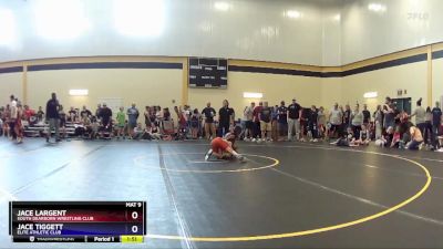 82 lbs Semifinal - Jace Largent, South Dearborn Wrestling Club vs Jace Tiggett, Elite Athletic Club