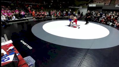 96 lbs Noah Medina, SAWA - Sacramento Area Wrestling Association vs Jacob Her, SJWA - San Joaquin Wrestling Association