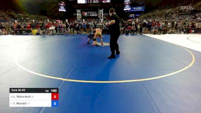 142 lbs Cons 32 #2 - Lily Weinreich, IA vs Taylor Martell, TX