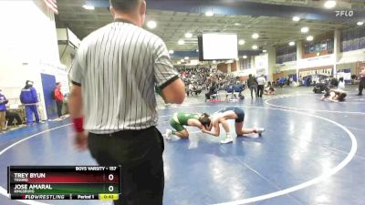 157 lbs Cons. Round 2 - Jose Amaral, Kingsburg vs Trey Byun, Tesoro