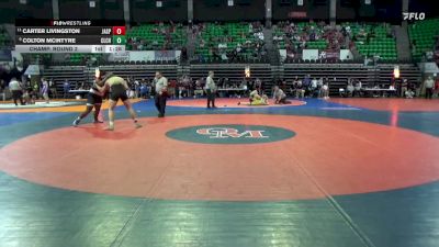 6A 285 lbs Champ. Round 2 - Carter Livingston, Jasper vs Colton Mcintyre, Clay Chalkville