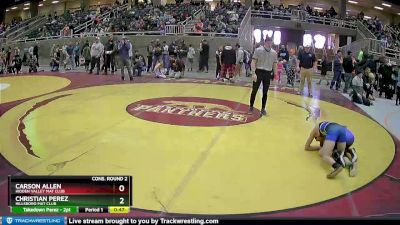 97 lbs Cons. Round 2 - Christian Perez, Hillsboro Mat Club vs Carson Allen, Hidden Valley Mat Club