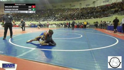 88 lbs Round Of 64 - Malachi Adams, Central Middle School vs Kaegan Taylor, Southmoore SaberCats Wrestling