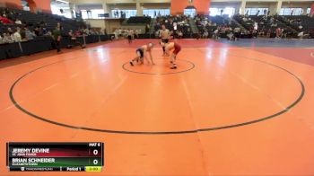 165 lbs Champ. Round 1 - Jeremy Devine, St. John Fisher vs Brian Schneider, Elizabethtown