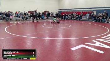 172 lbs Champ. Round 1 - Brayden Raymo, Worthington vs Sam Holman, Edina
