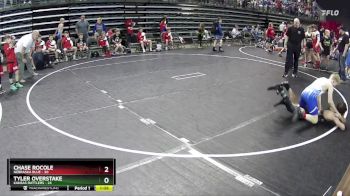 105 lbs Semis & 1st Wrestleback (8 Team) - Chase Rocole, Nebraska Blue vs Tyler Overstake, Kansas Rattlers