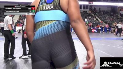 235 lbs 1st Place Match - Delanie Krebs, Bonner Springs vs Gianna Redcorn, Wichita Wrestling Club