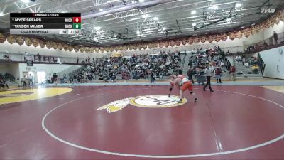 285 lbs Quarterfinal - Jayce Spears, Natrona County vs Tayson Miller, Natrona County