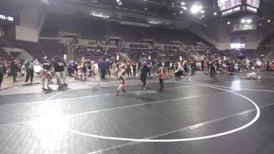 69 lbs Semis - McKenna Pleinis, Ellicott Metro District Thunderhawks Wrestling Club vs Aaliyah Gutierrez