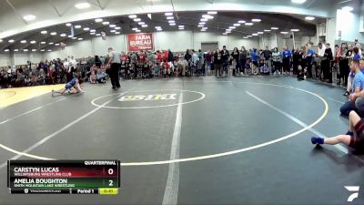 71-75 lbs Quarterfinal - Carstyn Lucas, Williamsburg Wrestling Club vs Amelia Boughton, Smith Mountain Lake Wrestling