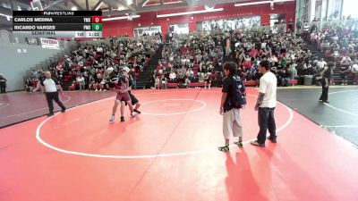 165 lbs Semifinal - Ricardo Varges, Parkland Middle vs Carlos Medina, Ysleta Middle