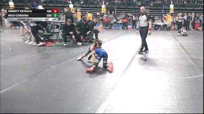 60 lbs Consi Of 4 - Emmett Estraca, Pennsville vs Nico Cordoba, Cordoba Trained