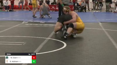 184 lbs Rd Of 32 - William Ebert, Binghamton vs Shay Addison, Arizona State