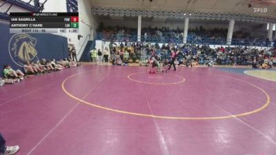 98 lbs Champ. Round 2 - Anthony C`Hare, Lander Middle School vs Ian Sagrilla, Powell Middle School