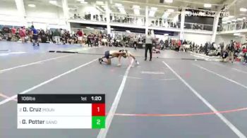 106 lbs Consi Of 8 #2 - Diego Cruz, Mount Everett vs Gavon Potter, Sandwich