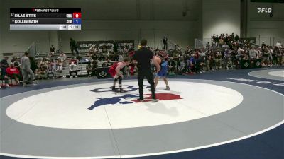 70 lbs Cons. Round 7 - Silas Stits, Contenders Wrestling Academy vs Kollin Rath, Steller Trained Wrestling